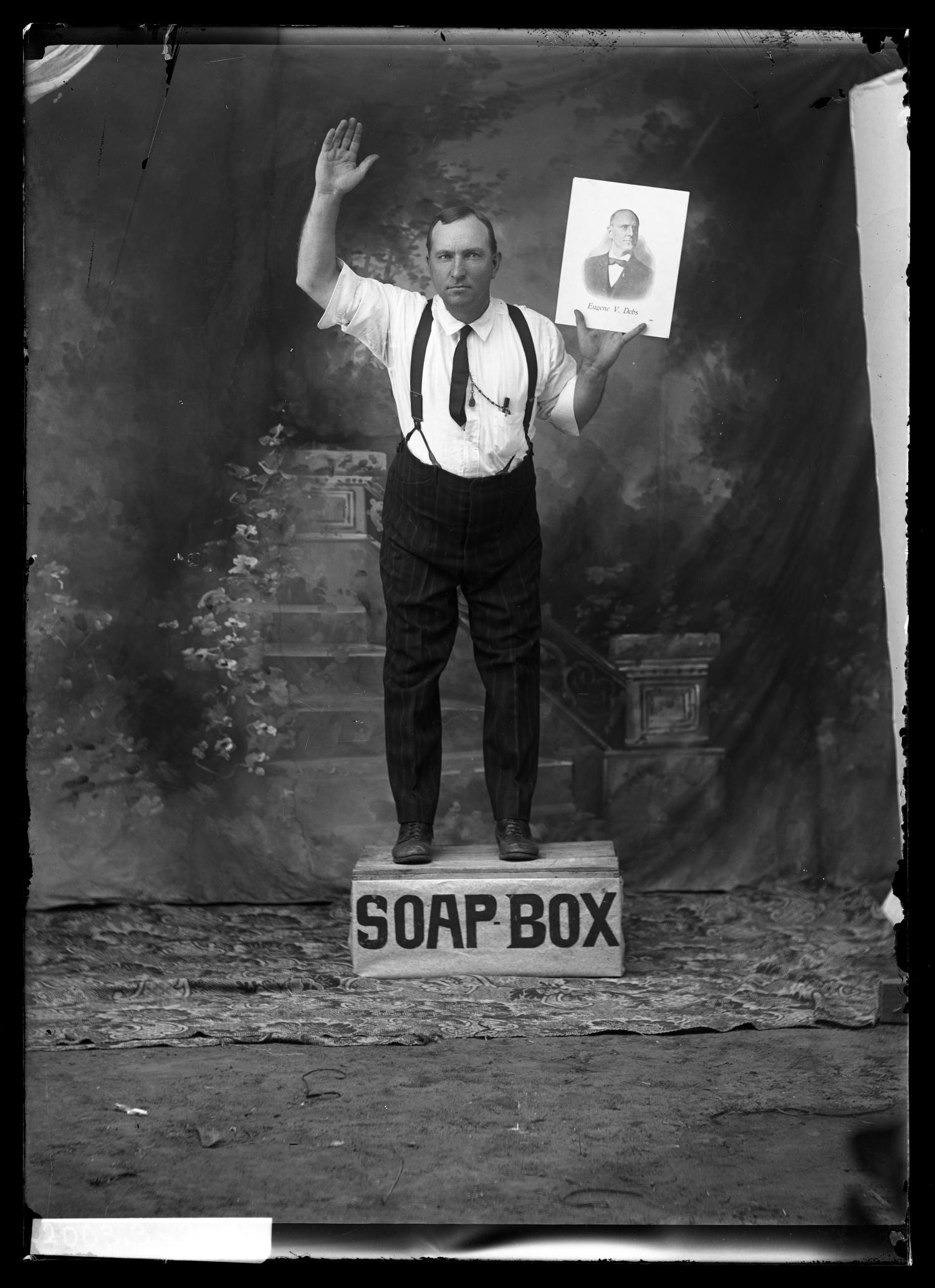 Man on Soap Box] - The Portal to Texas History