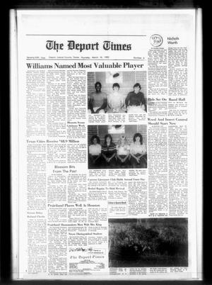 The Deport Times (Deport, Tex.), Vol. 75, No. 6, Ed. 1 Thursday, March 18, 1982