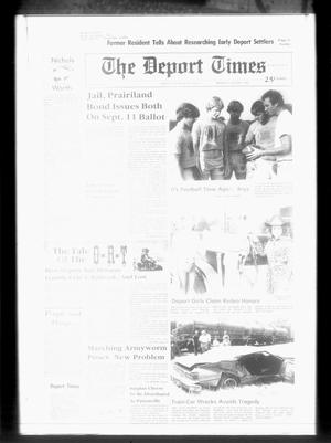 Primary view of object titled 'The Deport Times (Deport, Tex.), Vol. 74, No. 27, Ed. 1 Thursday, August 12, 1982'.