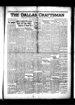 The Dallas Craftsman (Dallas, Tex.), Vol. 35, No. 6, Ed. 1 Friday, February 8, 1946