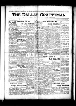 The Dallas Craftsman (Dallas, Tex.), Vol. 35, No. 33, Ed. 1 Friday, August 9, 1946