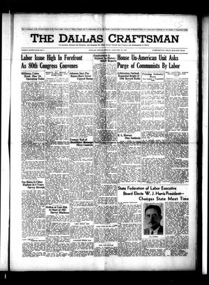 The Dallas Craftsman (Dallas, Tex.), Vol. 36, No. 2, Ed. 1 Friday, January 10, 1947