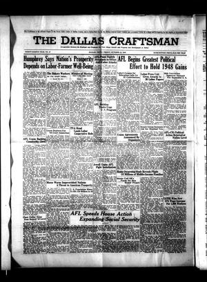 The Dallas Craftsman (Dallas, Tex.), Vol. 38, No. 47, Ed. 1 Friday, October 14, 1949