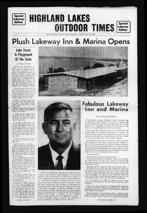 Highland Lakes Outdoor Times (Marble Falls, Tex.), Ed. 1 Friday, July 12, 1963