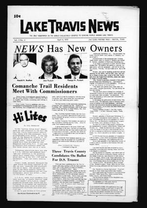 Lake Travis News (Austin, Tex.), Vol. 5, No. 4, Ed. 1 Wednesday, April 4, 1973