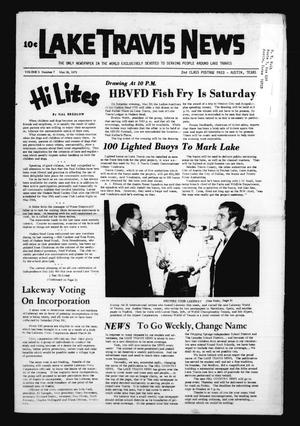Lake Travis News (Austin, Tex.), Vol. 5, No. 7, Ed. 1 Friday, May 18, 1973