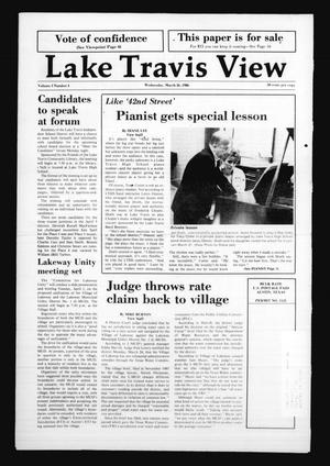 Lake Travis View (Austin, Tex.), Vol. 1, No. 4, Ed. 1 Wednesday, March 26, 1986