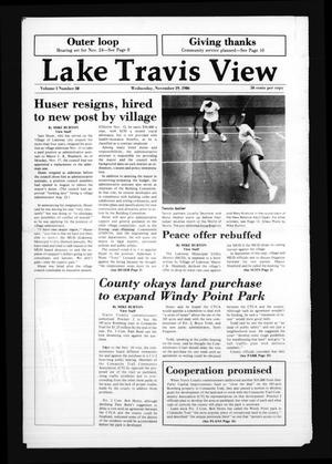 Lake Travis View (Austin, Tex.), Vol. 1, No. 38, Ed. 1 Wednesday, November 19, 1986