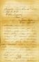 Letter: [Letter from Kenner K. Rector to Effie Watts, August 11, 1862]