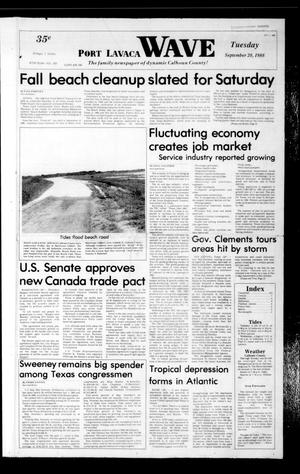 Port Lavaca Wave (Port Lavaca, Tex.), Vol. 97, No. 305, Ed. 1 Tuesday, September 20, 1988