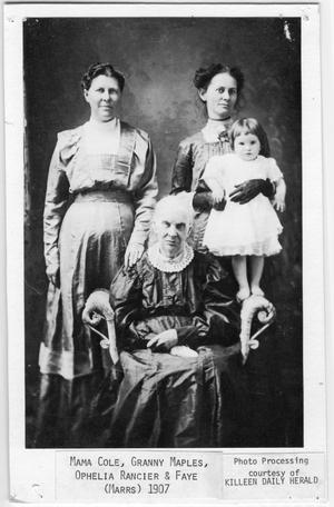 [Three Women and a Young Child]