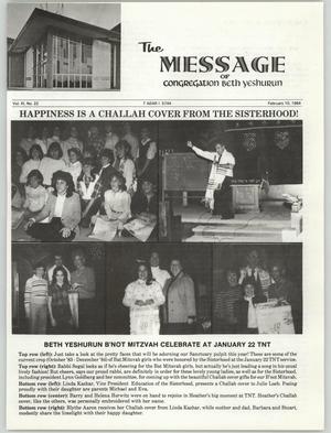 The Message, Volume 11, Number 22, February 1984