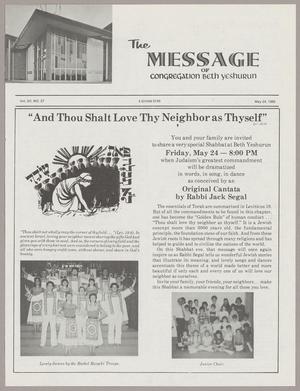 The Message, Volume 12, Number 27, May 1985