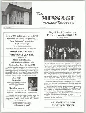 The Message, Volume 14, Number 34, June 1987