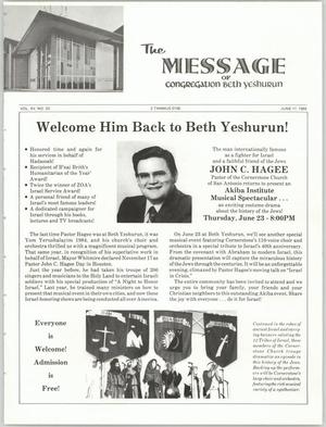 The Message, Volume 15, Number 23, June 1988