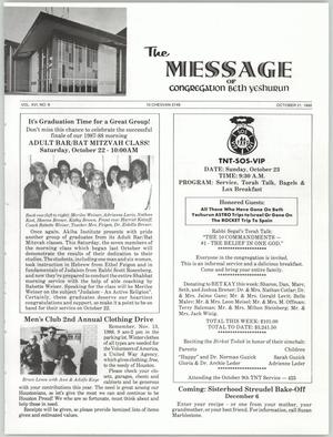 The Message, Volume 16, Number 6, October 1988