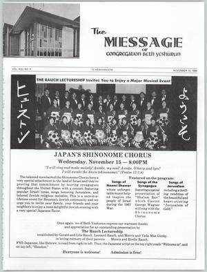 The Message, Volume 17, Number 6, November 1989