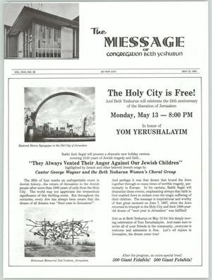 The Message, Volume 18, Number 30, May 1991
