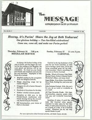 The Message, Volume 21, Number 11, February 1994
