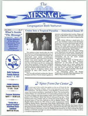 The Message, Volume 34, Number 14, March 1997