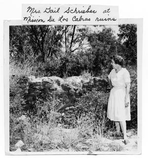 Gail Schrieber at Rancho De Los Cabras Ruins