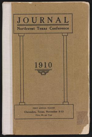 Primary view of object titled 'Journal of the Northwest Texas Annual Conference, Methodist Episcopal Church, South: 1910'.