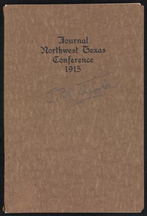 Primary view of object titled 'Journal of the Northwest Texas Annual Conference, Methodist Episcopal Church, South: 1915'.