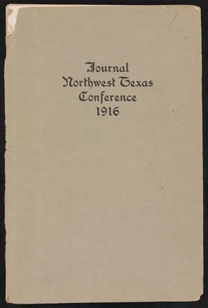 Primary view of object titled 'Journal of the Northwest Texas Annual Conference, Methodist Episcopal Church, South: 1916'.