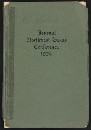 Journal of the Northwest Texas Annual Conference, Methodist Episcopal Church, South: 1924