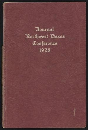 Journal of the Northwest Texas Annual Conference, Methodist Episcopal Church, South: 1928