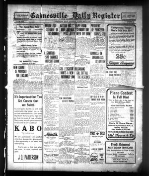 Primary view of object titled 'Gainesville Daily Register and Messenger (Gainesville, Tex.), Vol. 31, No. 296, Ed. 1 Wednesday, May 19, 1915'.