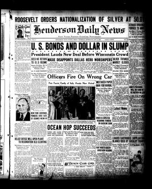 Henderson Daily News (Henderson, Tex.), Vol. 4, No. 123, Ed. 1 Thursday, August 9, 1934