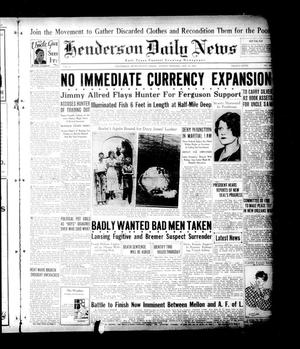 Henderson Daily News (Henderson, Tex.), Vol. 4, No. 125, Ed. 1 Sunday, August 12, 1934