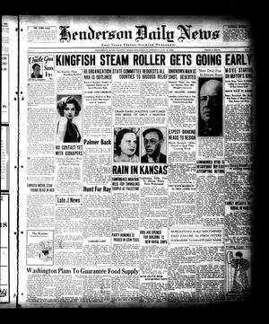 Henderson Daily News (Henderson, Tex.), Vol. 4, No. 128, Ed. 1 Wednesday, August 15, 1934