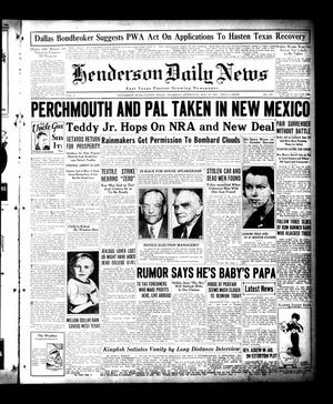 Henderson Daily News (Henderson, Tex.), Vol. 4, No. 135, Ed. 1 Thursday, August 23, 1934