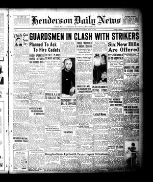 Henderson Daily News (Henderson, Tex.), Vol. 4, No. 152, Ed. 1 Wednesday, September 12, 1934