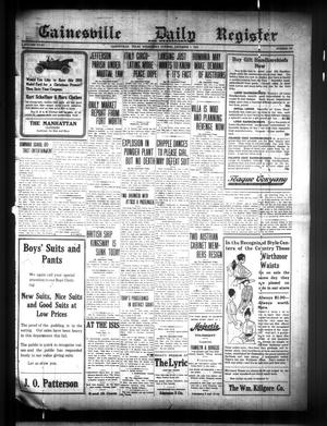 Gainesville Daily Register and Messenger (Gainesville, Tex.), Vol. 32, No. 150, Ed. 1 Wednesday, December 1, 1915