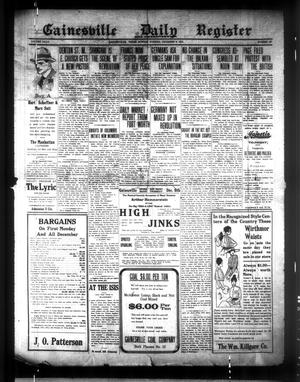 Primary view of object titled 'Gainesville Daily Register and Messenger (Gainesville, Tex.), Vol. 32, No. 157, Ed. 1 Monday, December 6, 1915'.