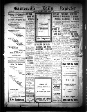 Gainesville Daily Register and Messenger (Gainesville, Tex.), Vol. 32, No. 173, Ed. 1 Friday, December 24, 1915