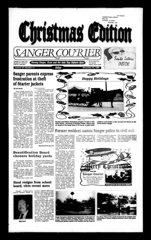 Primary view of object titled 'Sanger Courier (Sanger, Tex.), Vol. 97, No. 11, Ed. 1 Thursday, December 21, 1995'.