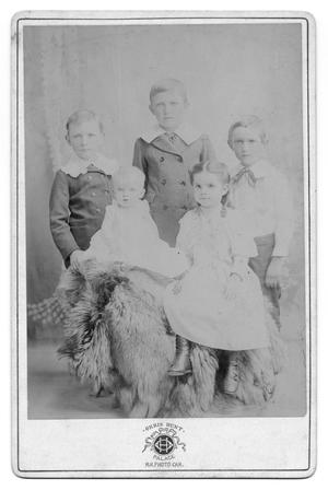 Primary view of object titled '[Photo of Five Children]'.