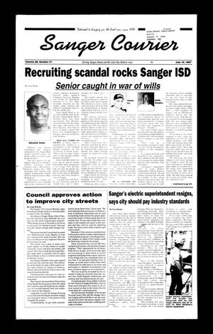 Sanger Courier (Sanger, Tex.), Vol. 98, No. 37, Ed. 1 Thursday, July 10, 1997