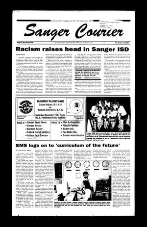 Primary view of object titled 'Sanger Courier (Sanger, Tex.), Vol. 98, No. 55, Ed. 1 Thursday, November 13, 1997'.