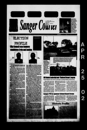 Primary view of object titled 'Sanger Courier (Sanger, Tex.), Vol. 103, No. 19, Ed. 1 Thursday, April 25, 2002'.