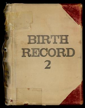 Primary view of object titled 'Travis County Clerk Records: Birth Record 2'.
