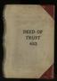 Thumbnail image of item number 1 in: 'Travis County Deed Records: Deed Record 403 - Deeds of Trust'.