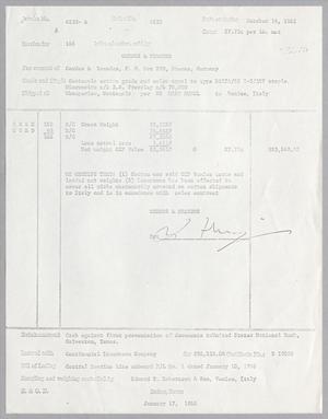 [Invoice for Bales of Cotton, October 1965]