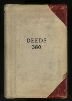 Primary view of object titled 'Travis County Deed Records: Deed Record 380'.