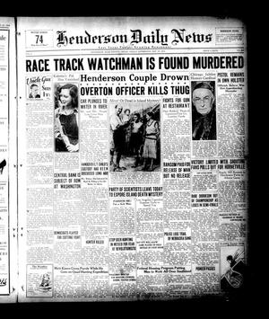 Henderson Daily News (Henderson, Tex.), Vol. 4, No. 214, Ed. 1 Friday, November 23, 1934