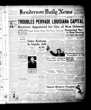 Henderson Daily News (Henderson, Tex.), Vol. 4, No. 250, Ed. 1 Sunday, January 6, 1935